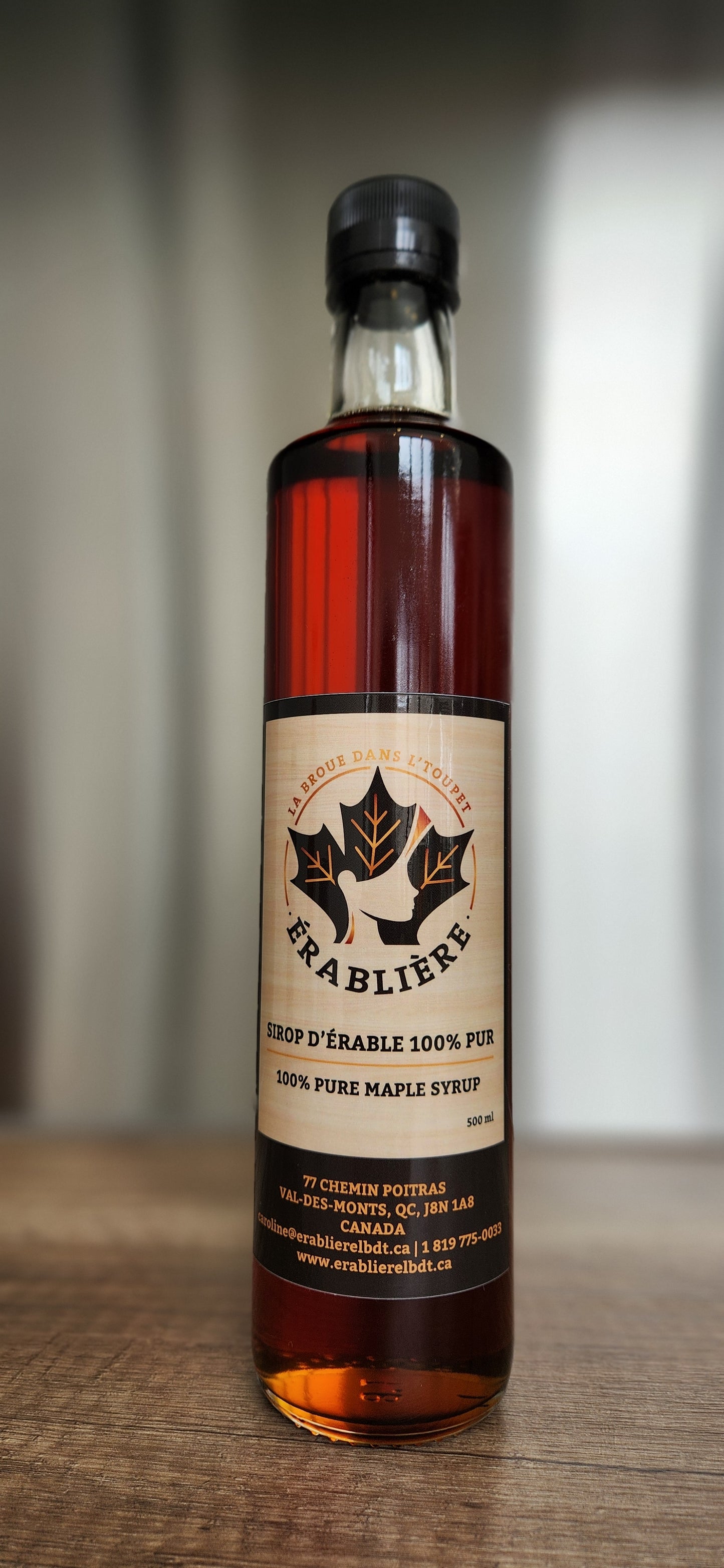 Bouteille de sirop d'érable 500 ml