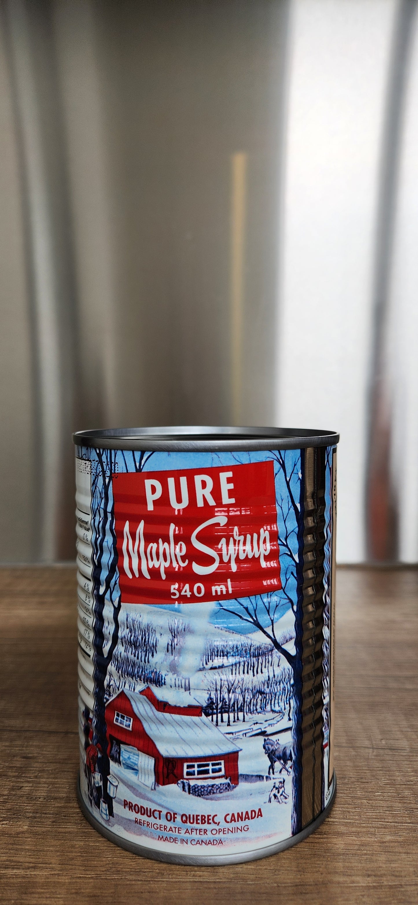 Canne de sirop d'érable 540 ml